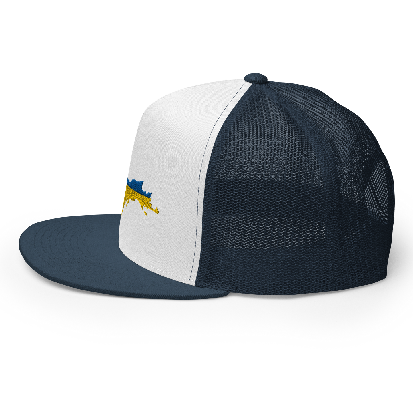 Michigan Upper Peninsula Trucker (w/ UP Ukraine Flag Outline) | 5-Panel