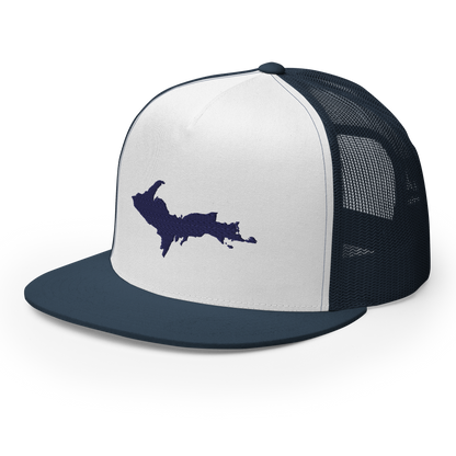 Michigan Upper Peninsula Trucker Hat (w/ UP Outline) | 5-Panel