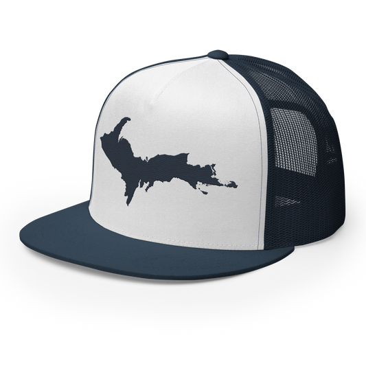 Upper Peninsula Trucker Hat | 5-Panel - Navy