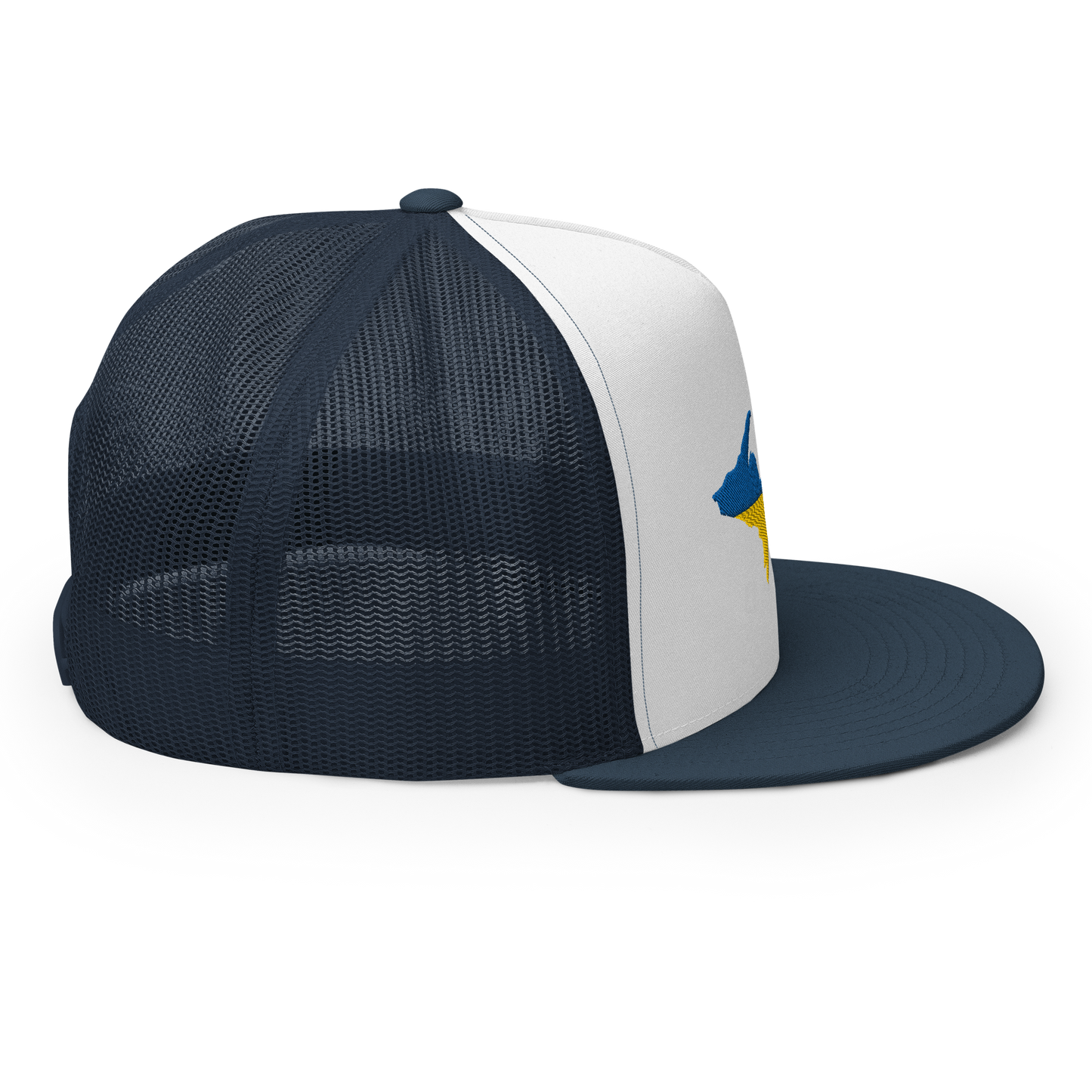 Michigan Upper Peninsula Trucker (w/ UP Ukraine Flag Outline) | 5-Panel