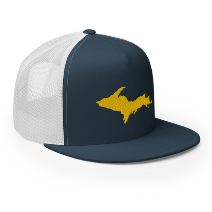 Michigan Upper Peninsula Trucker Hat (w/ UP Outline) | 5-Panel