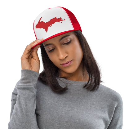 Upper Peninsula Trucker Hat | 5-Panel - Red