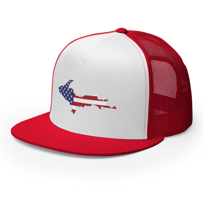 Michigan Upper Peninsula Trucker Hat (w/ Patriot Edition) | 5-Panel