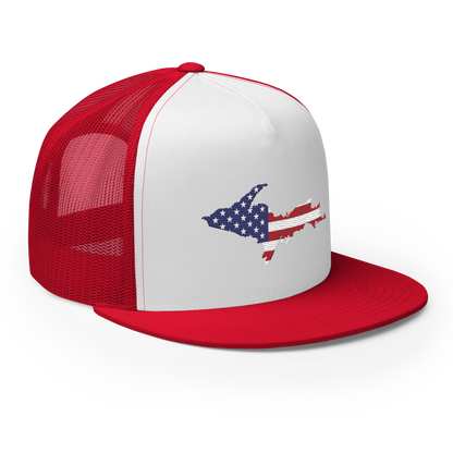 Michigan Upper Peninsula Trucker Hat (w/ Patriot Edition) | 5-Panel