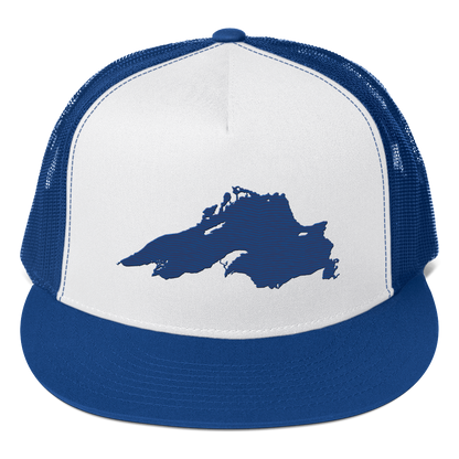 Lake Superior Trucker Hat | 5-Panel - Royal Blue