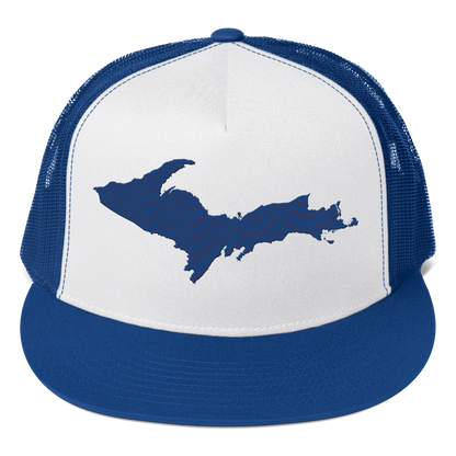 Upper Peninsula Trucker Hat | 5-Panel - Royal Blue