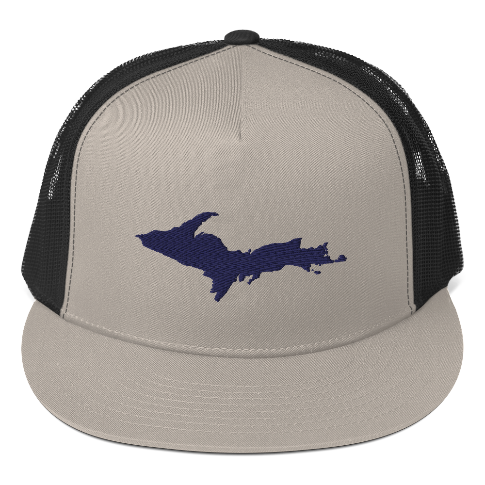 Michigan Upper Peninsula Trucker Hat (w/ UP Outline) | 5-Panel