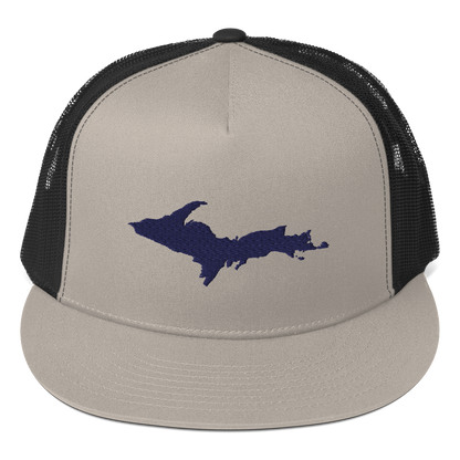 Michigan Upper Peninsula Trucker Hat (w/ UP Outline) | 5-Panel