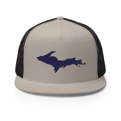 Michigan Upper Peninsula Trucker Hat (w/ UP Outline) | 5-Panel