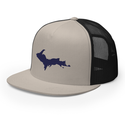 Michigan Upper Peninsula Trucker Hat (w/ UP Outline) | 5-Panel