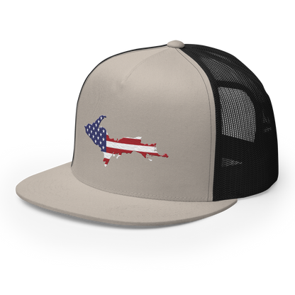 Michigan Upper Peninsula Trucker Hat (w/ Patriot Edition) | 5-Panel