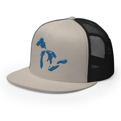 Great Lakes Trucker Hat | 5-Panel - Blueberry