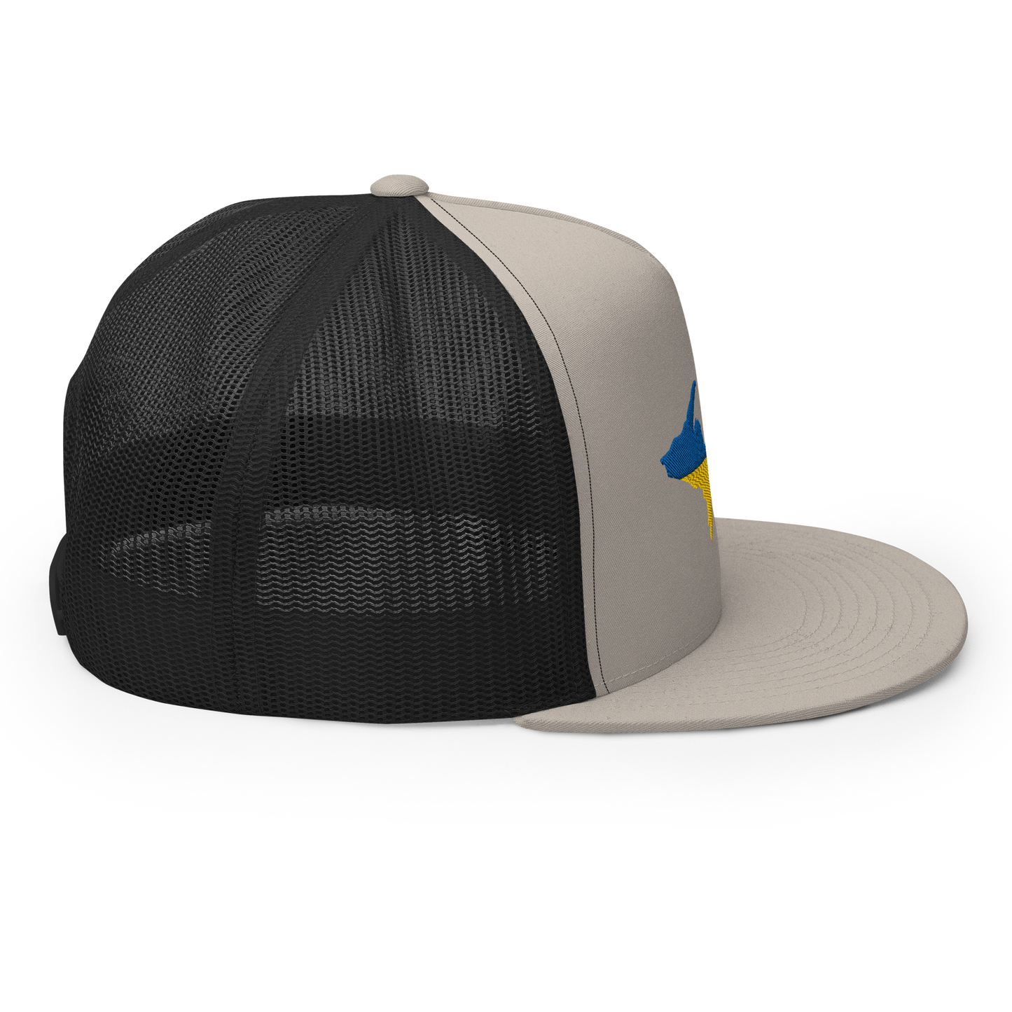 Michigan Upper Peninsula Trucker (w/ UP Ukraine Flag Outline) | 5-Panel