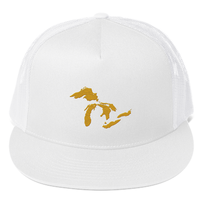 Great Lakes Trucker Hat (Gold) | 5-Panel