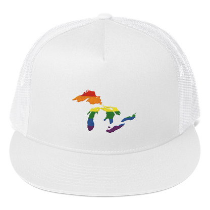 Great Lakes Trucker Hat (Rainbow Pride Edition) | 5-Panel