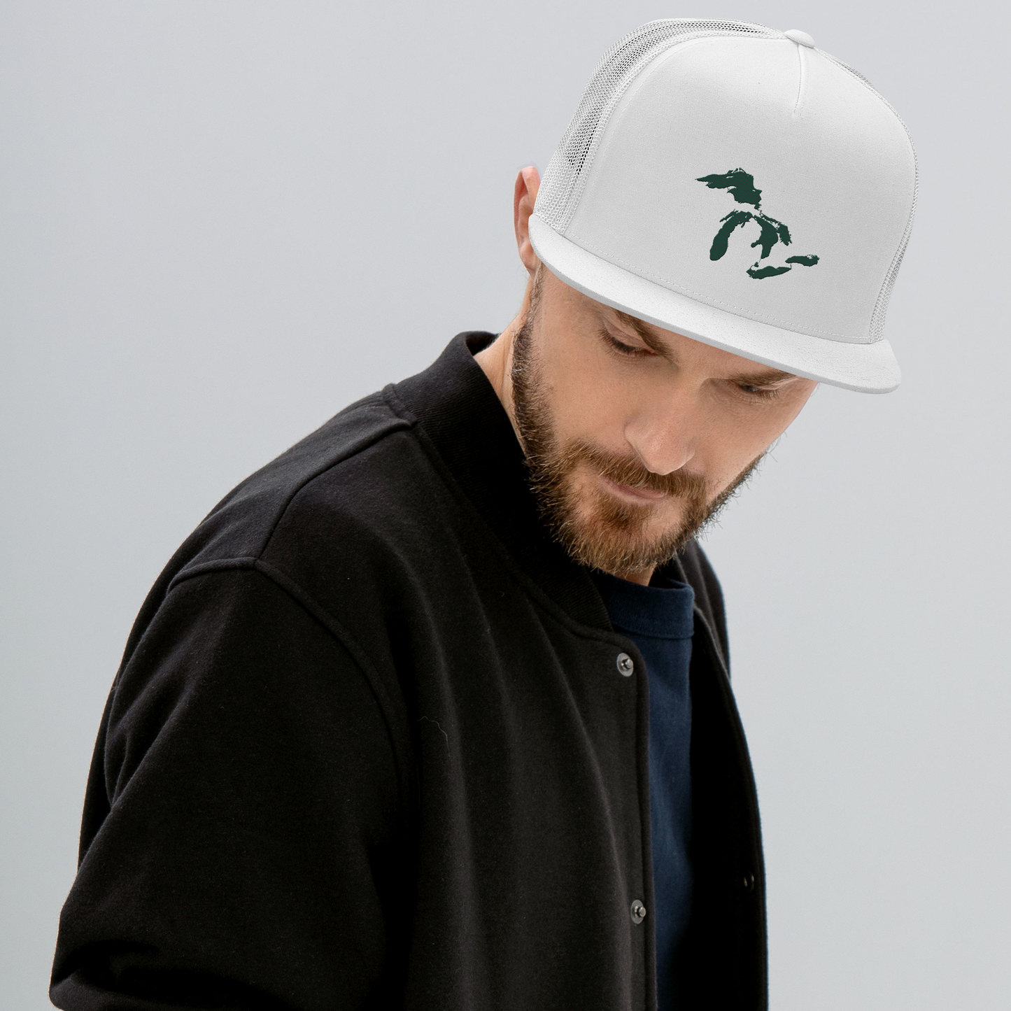 Great Lakes Trucker Hat (Laconic Green) | 5-Panel