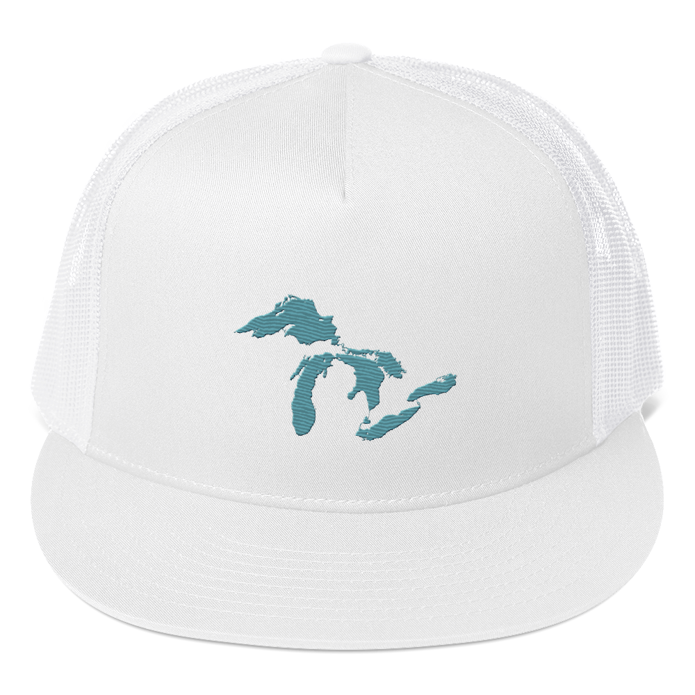 Great Lakes Trucker Hat (Huron Blue) | 5-Panel