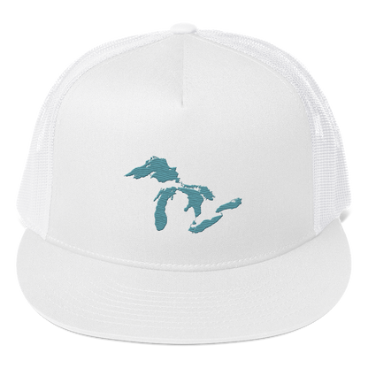 Great Lakes Trucker Hat (Huron Blue) | 5-Panel