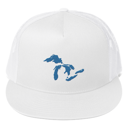 Great Lakes Trucker Hat (Superior Blue) | 5-Panel