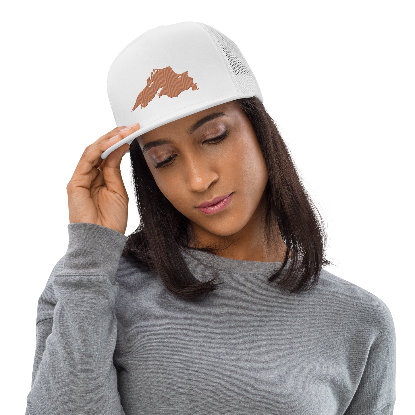 Lake Superior Trucker Hat | 5-Panel - Copper