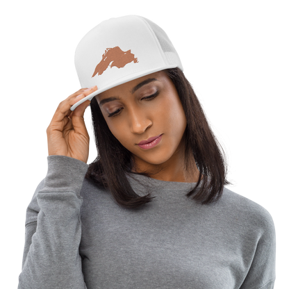 Lake Superior Trucker Hat | 5-Panel - Copper