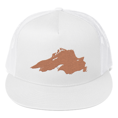 Lake Superior Trucker Hat | 5-Panel - Copper