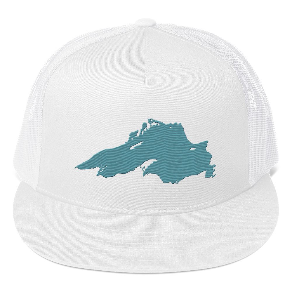 Lake Superior Trucker Hat | 5-Panel - Huron Blue