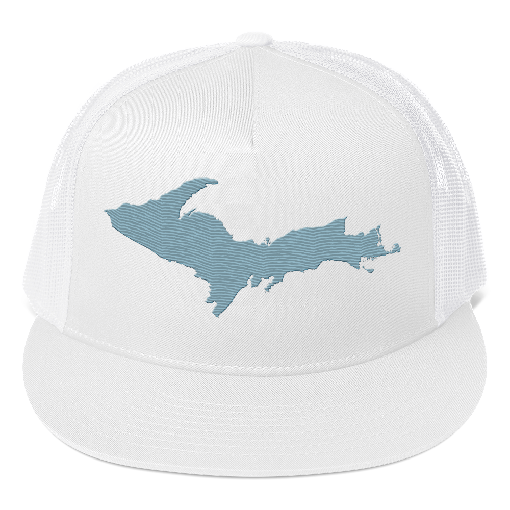 Upper Peninsula Trucker Hat | 5-Panel - Opal Blue