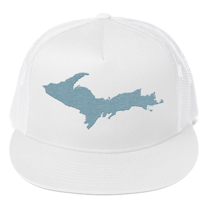 Upper Peninsula Trucker Hat | 5-Panel - Opal Blue