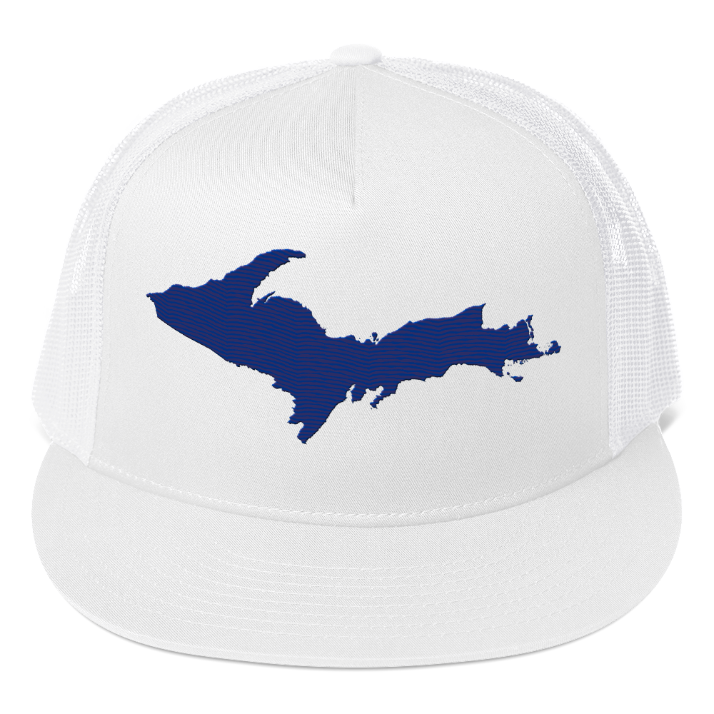 Upper Peninsula Trucker Hat | 5-Panel - Bourbon Blue