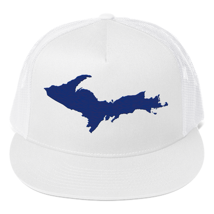 Upper Peninsula Trucker Hat | 5-Panel - Bourbon Blue