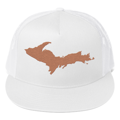 Upper Peninsula Trucker Hat | 5-Panel - Copper