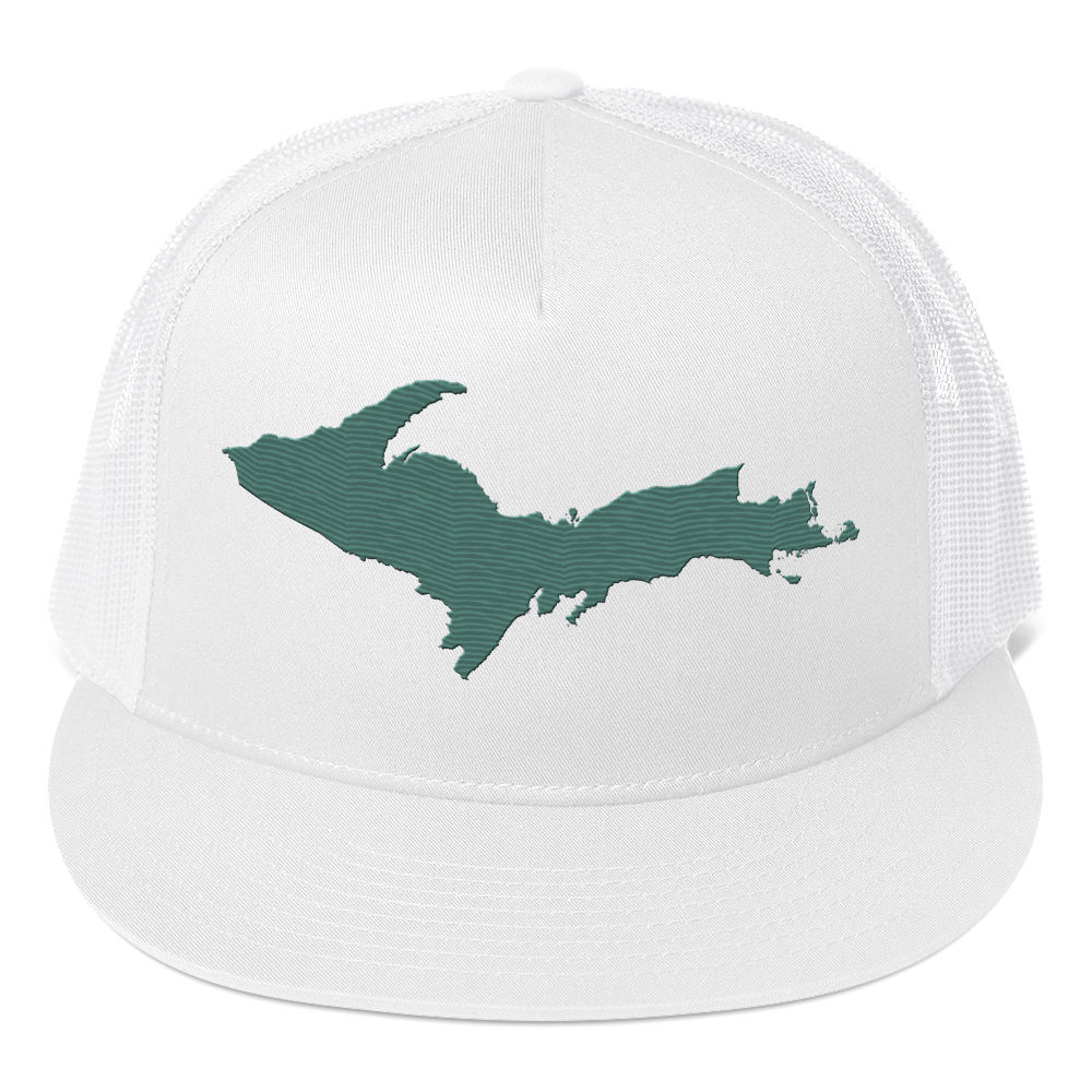 Upper Peninsula Trucker Hat | 5-Panel - Copper Green