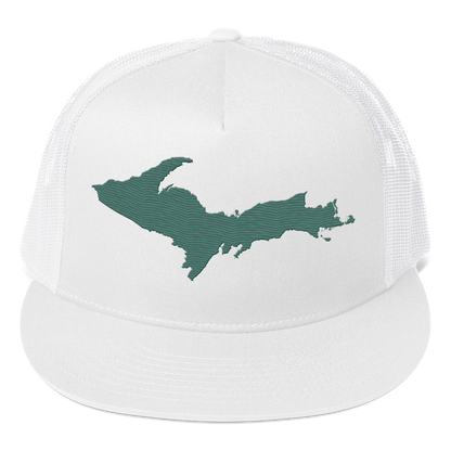 Upper Peninsula Trucker Hat | 5-Panel - Copper Green