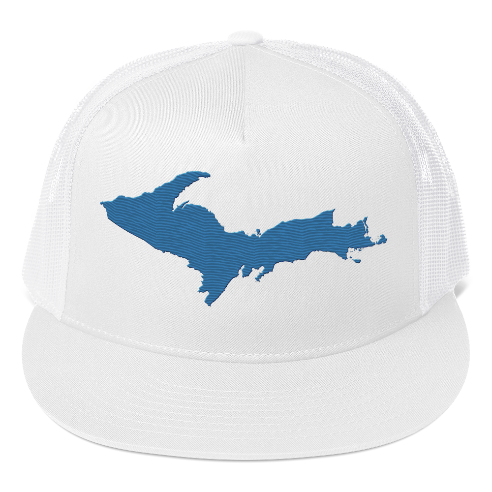 Upper Peninsula Trucker Hat | 5-Panel - Superior Blue