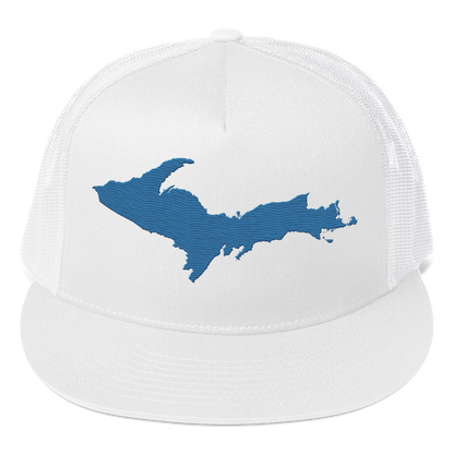 Upper Peninsula Trucker Hat | 5-Panel - Superior Blue