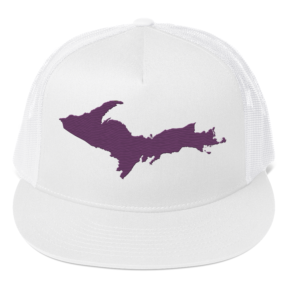 Upper Peninsula Trucker Hat | 5-Panel - Plum