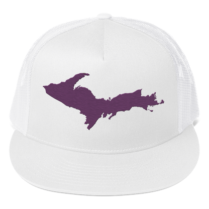 Upper Peninsula Trucker Hat | 5-Panel - Plum