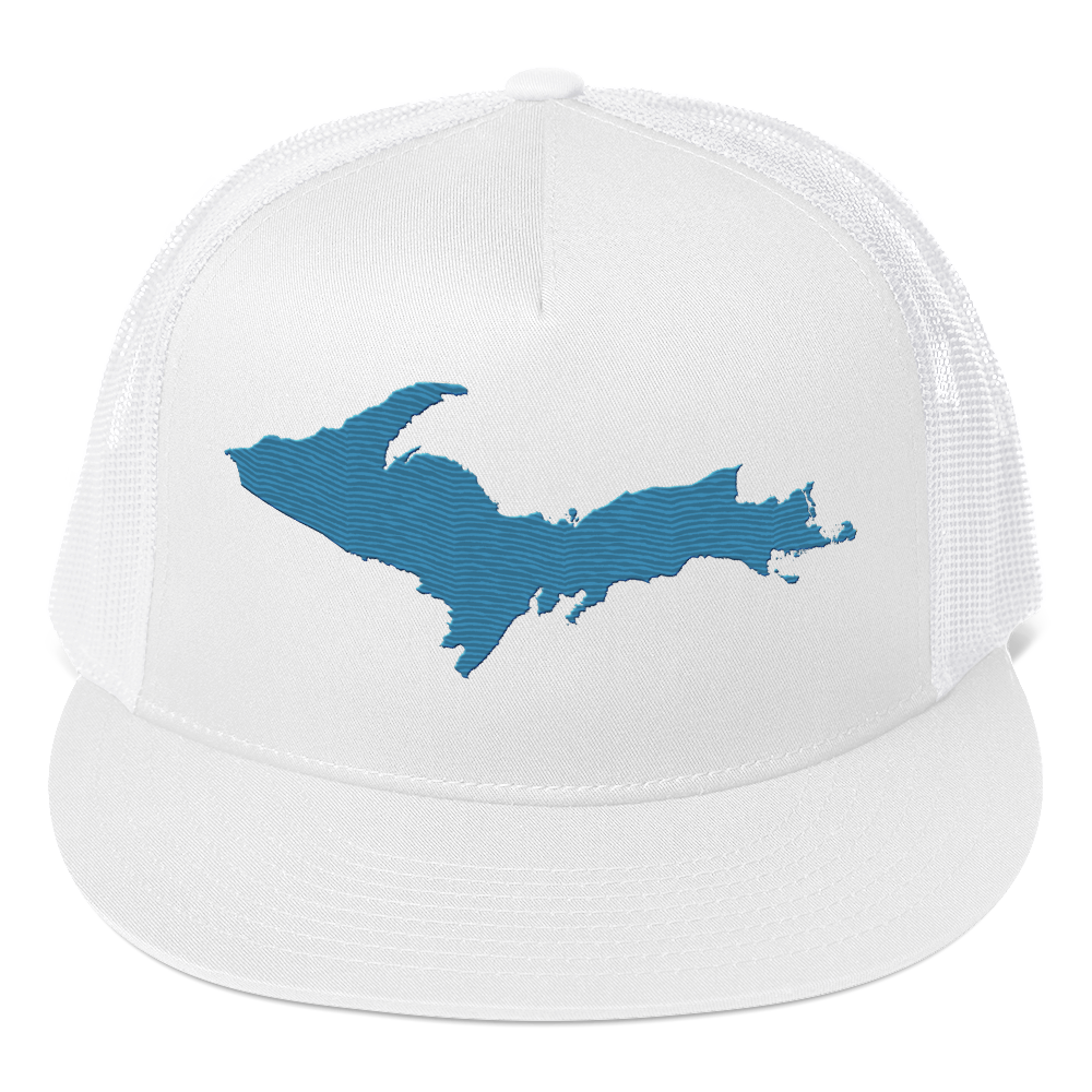 Upper Peninsula Trucker Hat | 5-Panel - Traverse Blue