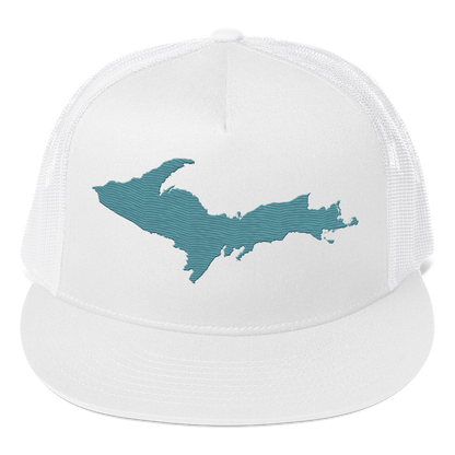 Upper Peninsula Trucker Hat | 5-Panel - Huron Blue