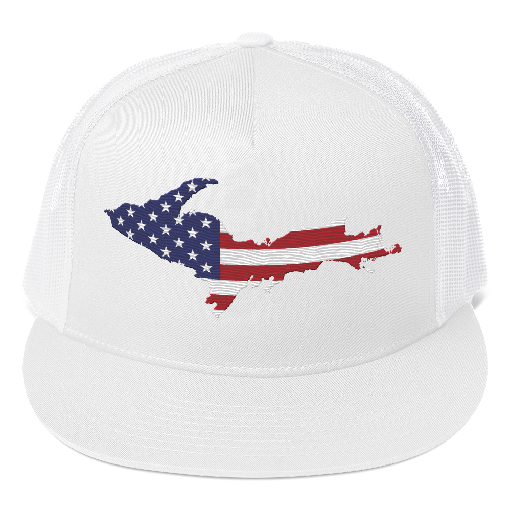 Upper Peninsula Trucker Hat | 5-Panel - Patriotic Edition