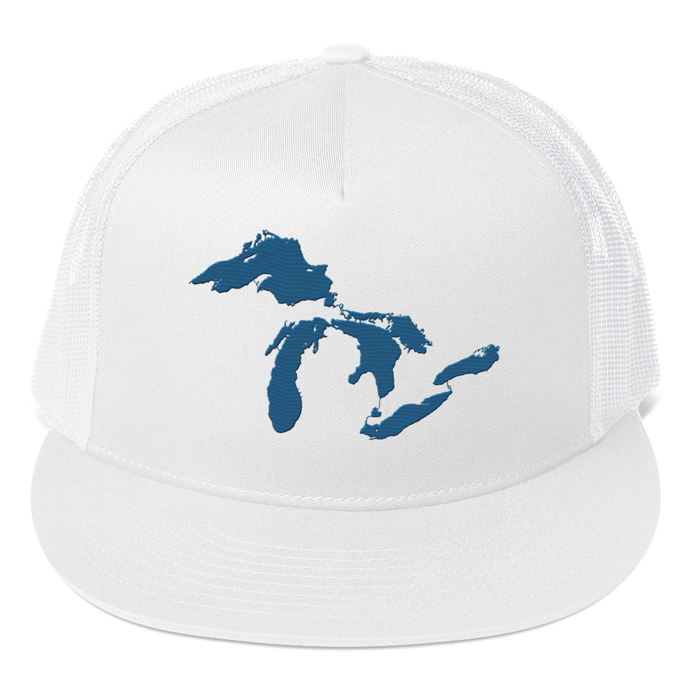 Great Lakes Trucker Hat | 5-Panel - Traverse Blue