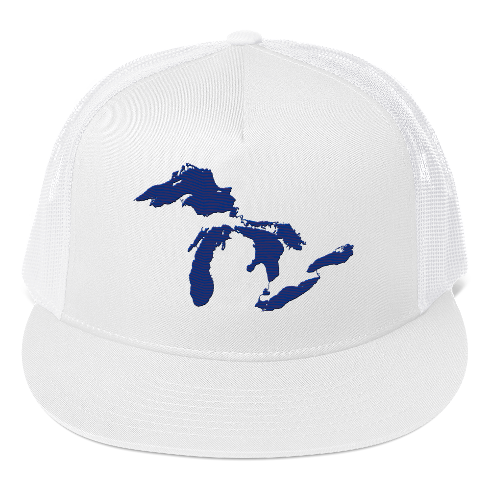 Great Lakes Trucker Hat | 5-Panel - Bourbon Blue