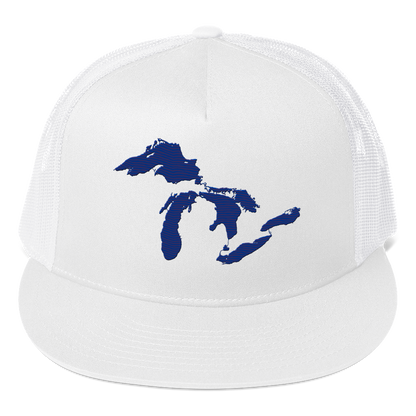 Great Lakes Trucker Hat | 5-Panel - Bourbon Blue