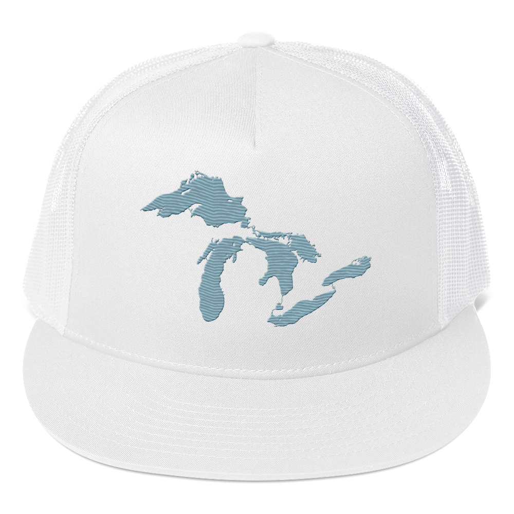 Great Lakes Trucker Hat | 5-Panel - Opal Blue