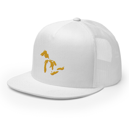 Great Lakes Trucker Hat (Gold) | 5-Panel