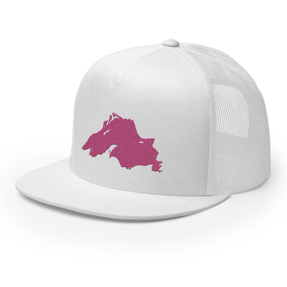 Lake Superior Trucker Hat | 5-Panel - Apple Blossom Pink