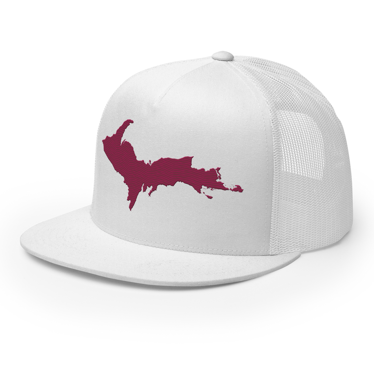 Upper Peninsula Trucker Hat | 5-Panel - Ruby Red