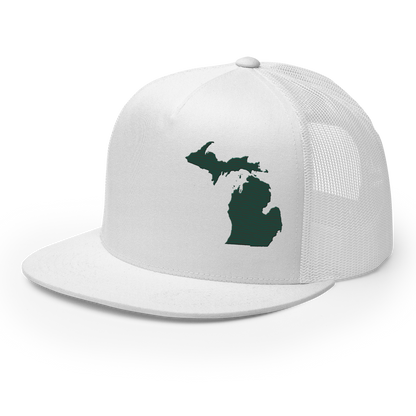 Michigan Trucker Hat | 5-Panel - Laconic Green Outline