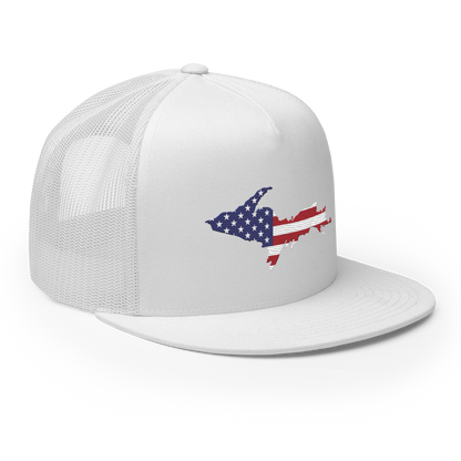 Michigan Upper Peninsula Trucker Hat (w/ Patriot Edition) | 5-Panel